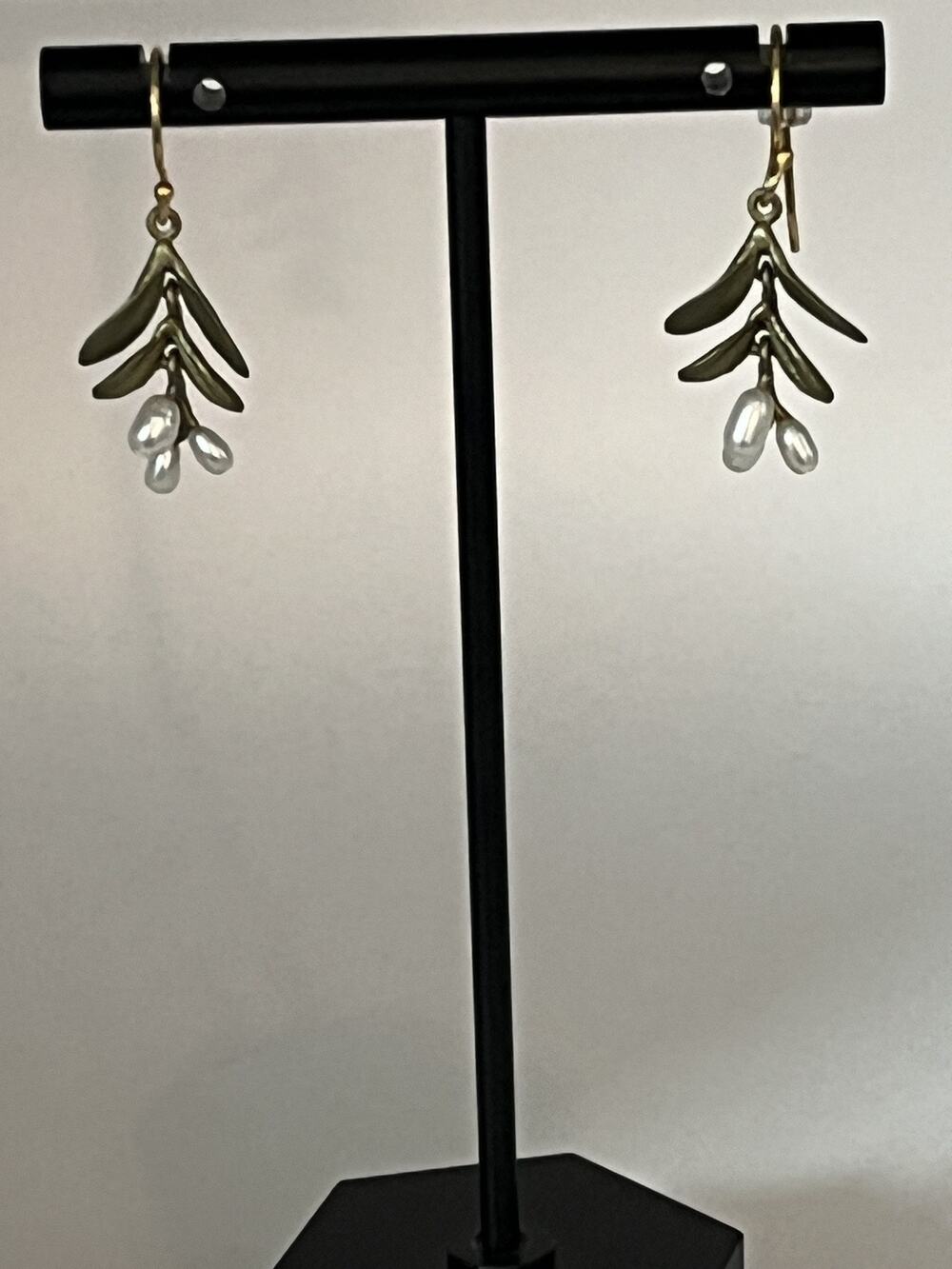 Michael Michaud Garden Vine Dainty Wire Earrings